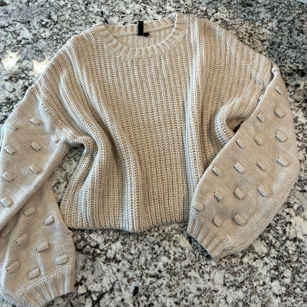 Cozy Cream Knit Sweater